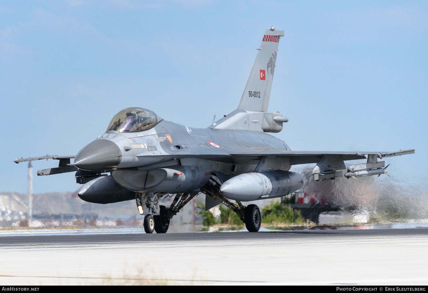 Aircraft Photo of 90-0012 | General Dynamics F-16CG Fighting Falcon | Turkey - Air Force | AirHistory.net #482599