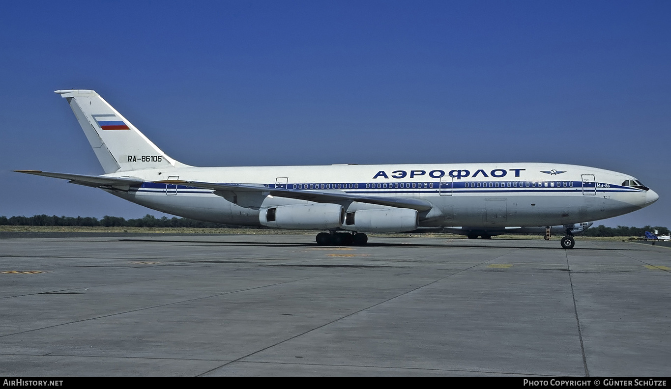 Aircraft Photo of RA-86106 | Ilyushin Il-86 | Aeroflot | AirHistory.net #482602