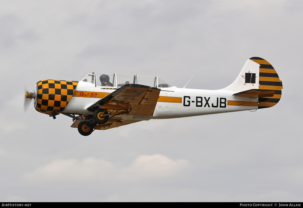 Aircraft Photo of G-BXJB | Yakovlev Yak-52 | AirHistory.net #482615