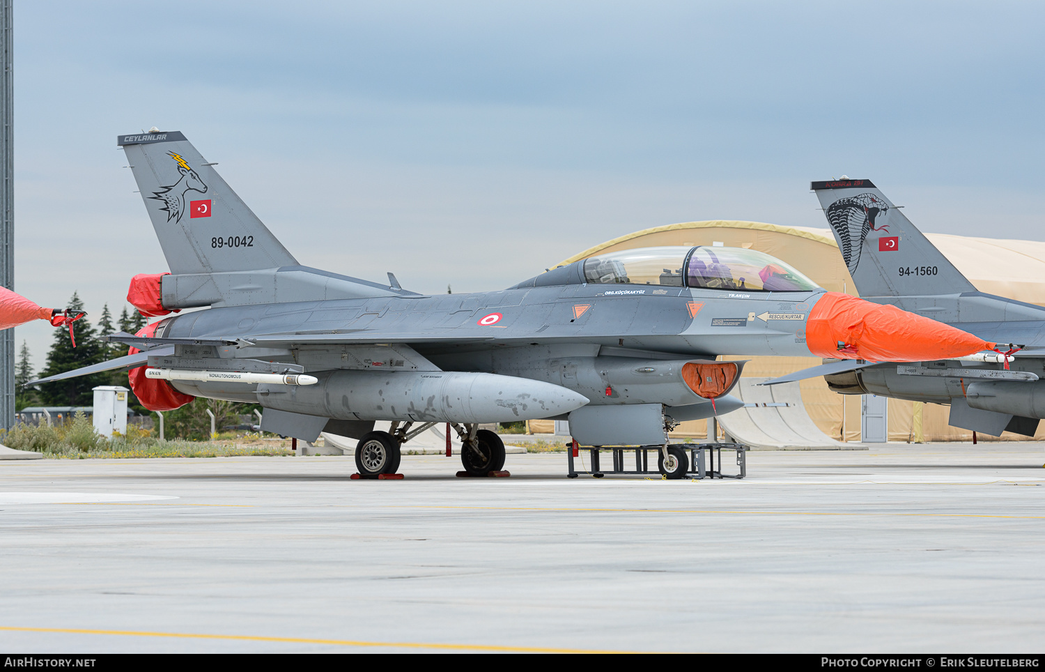 Aircraft Photo of 89-0042 | General Dynamics F-16D Fighting Falcon | Turkey - Air Force | AirHistory.net #482635