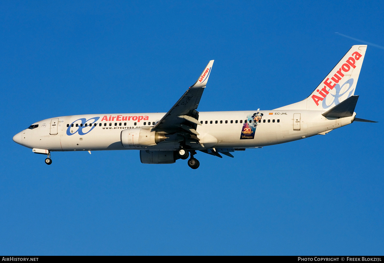 Aircraft Photo of EC-JHL | Boeing 737-85P | Air Europa | AirHistory.net #482636