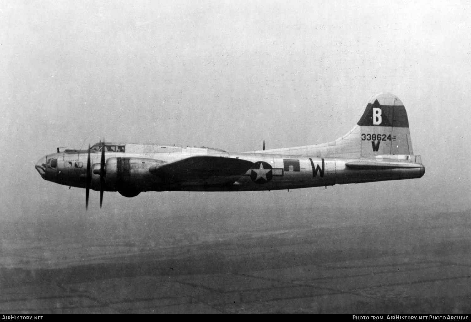 Aircraft Photo of 43-38624 / 38624 | Boeing B-17G Flying Fortress | USA - Air Force | AirHistory.net #482644