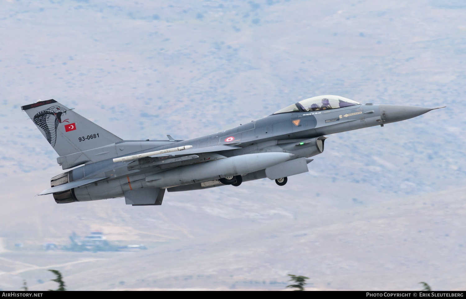 Aircraft Photo of 93-0681 | General Dynamics F-16C Fighting Falcon | Turkey - Air Force | AirHistory.net #482646
