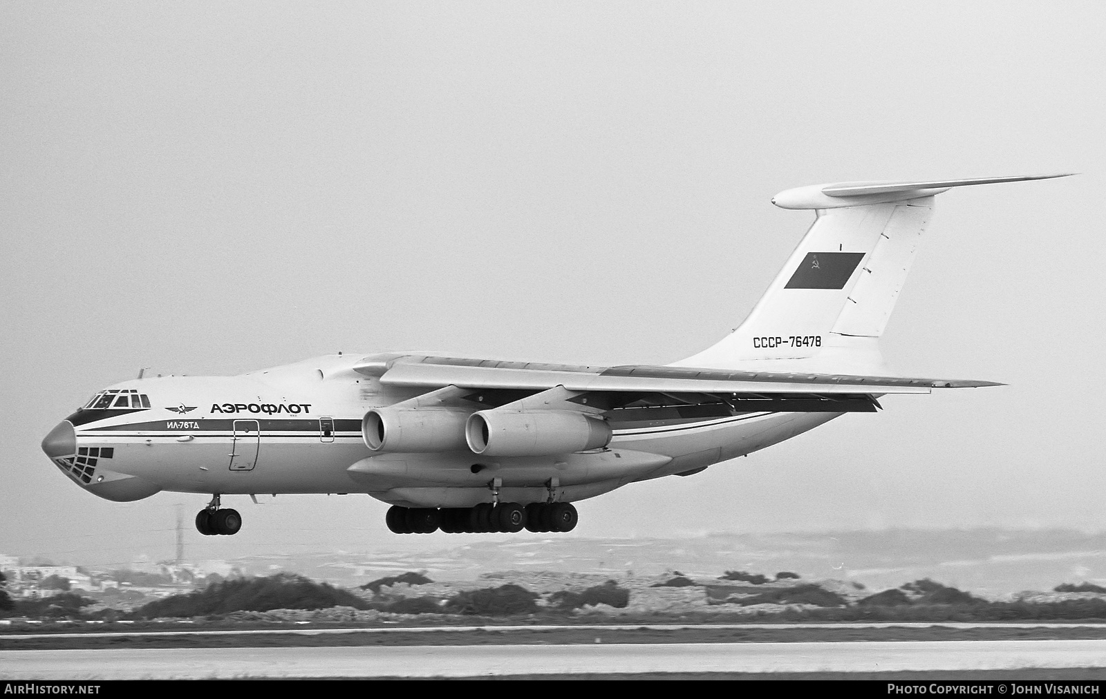 Aircraft Photo of CCCP-76478 | Ilyushin Il-76TD | Aeroflot | AirHistory.net #482660
