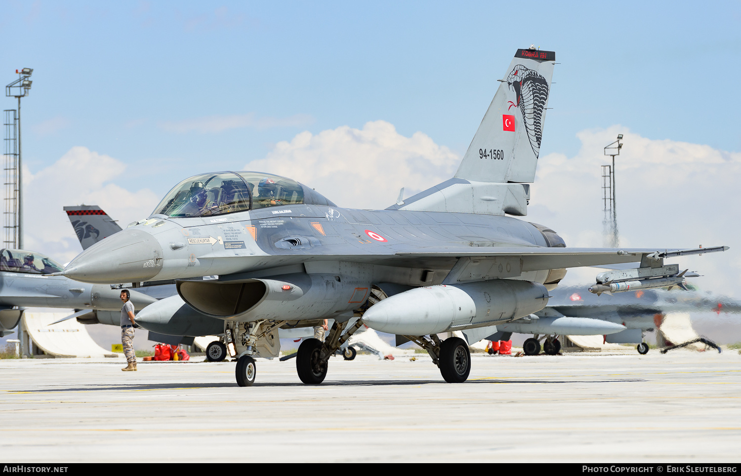 Aircraft Photo of 94-1560 | General Dynamics F-16D Fighting Falcon | Turkey - Air Force | AirHistory.net #482665