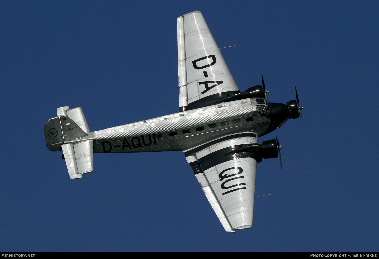 Aircraft Photo of D-CDLH / D-AQUI | Junkers Ju 52/3m g8e | Deutsche Luft Hansa | AirHistory.net #482672