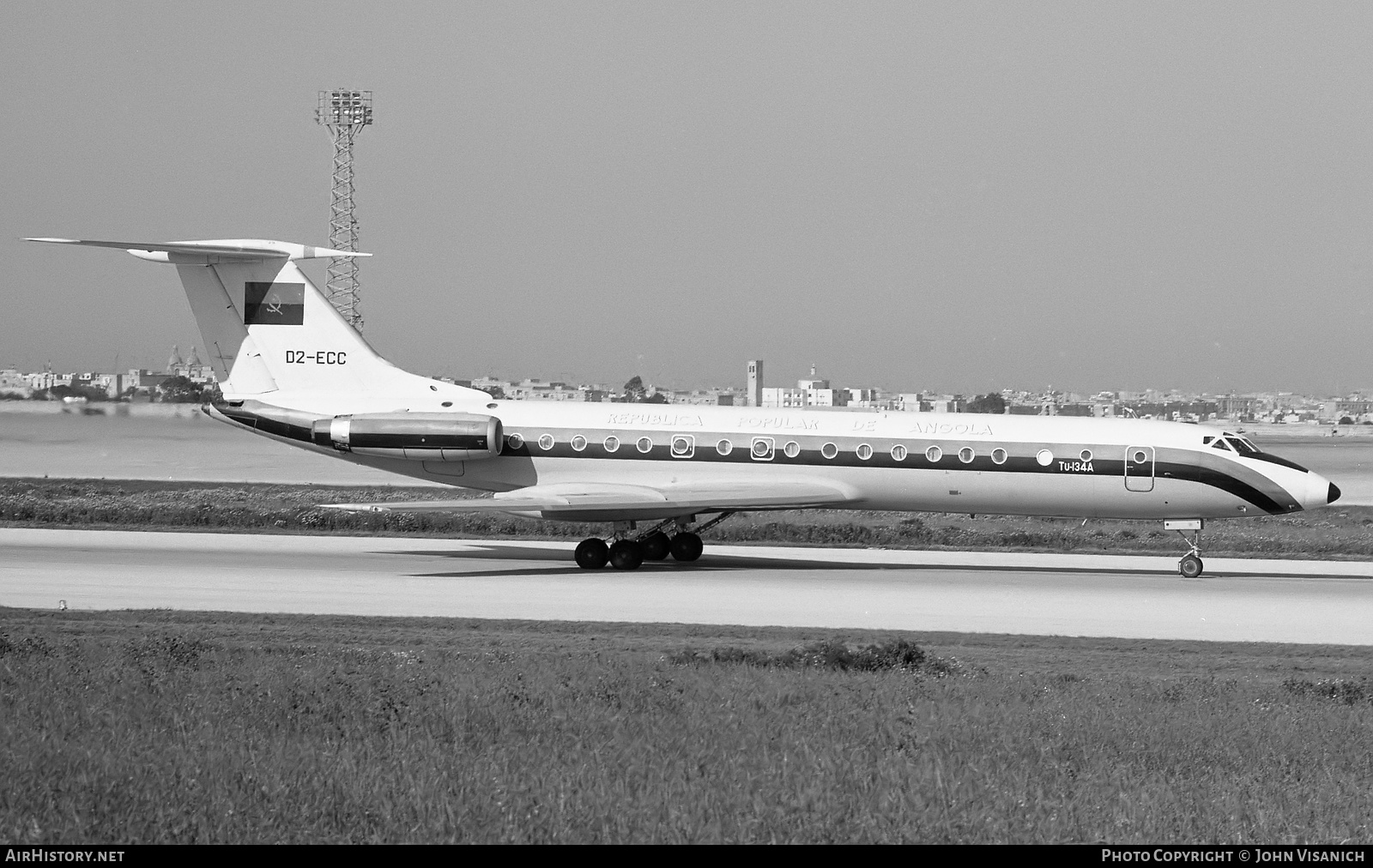 Aircraft Photo of D2-ECC | Tupolev Tu-134AK | República Popular de Angola | AirHistory.net #482673