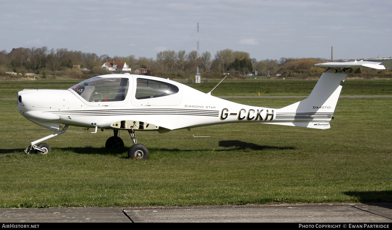 Aircraft Photo of G-CCKH | Diamond DA40D Diamond Star TDI | AirHistory.net #482700