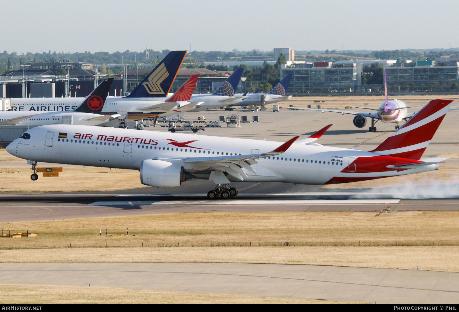 Aircraft Photo of 3B-NCE | Airbus A350-941 | Air Mauritius | AirHistory.net #482709