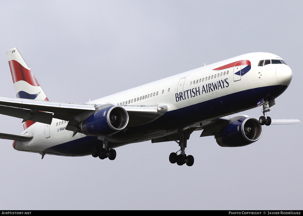 Aircraft Photo of G-BNWM | Boeing 767-336/ER | British Airways | AirHistory.net #482745