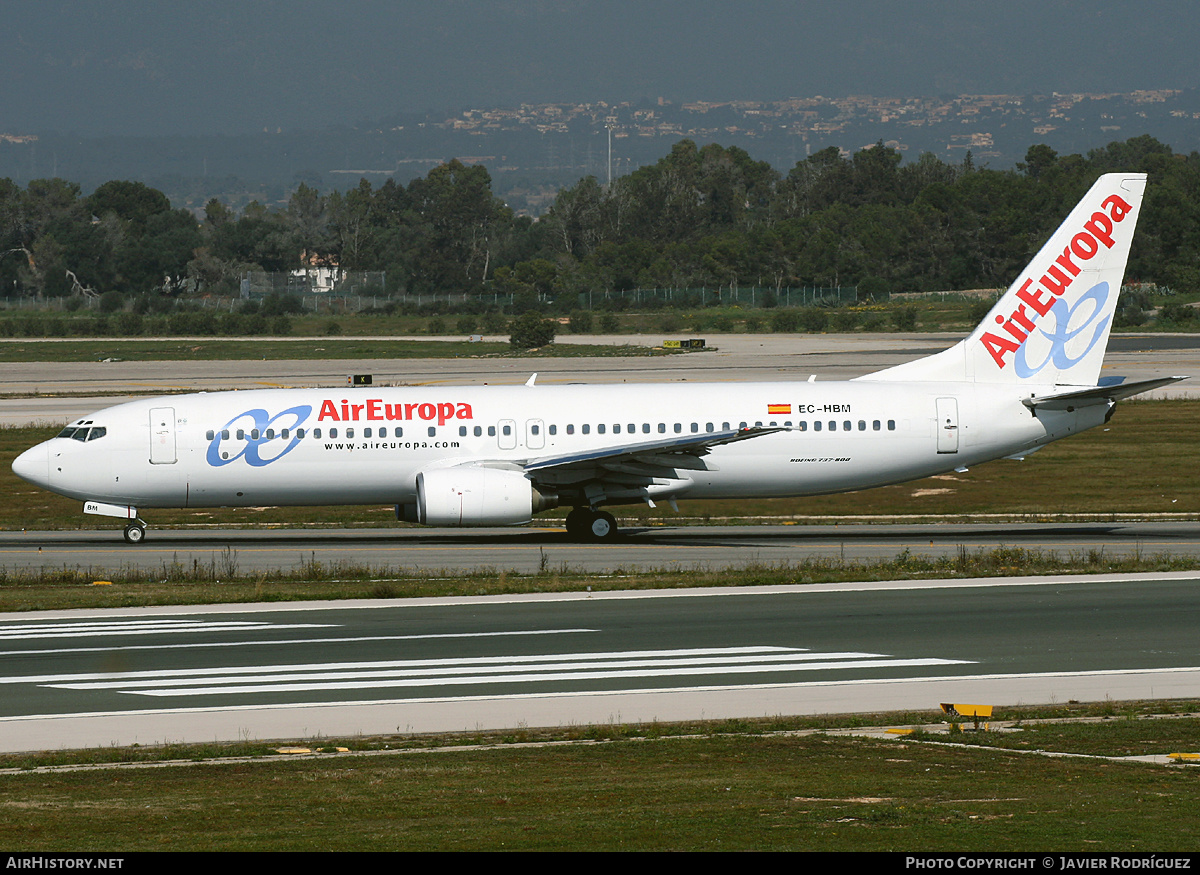 Aircraft Photo of EC-HBM | Boeing 737-85P | Air Europa | AirHistory.net #482747