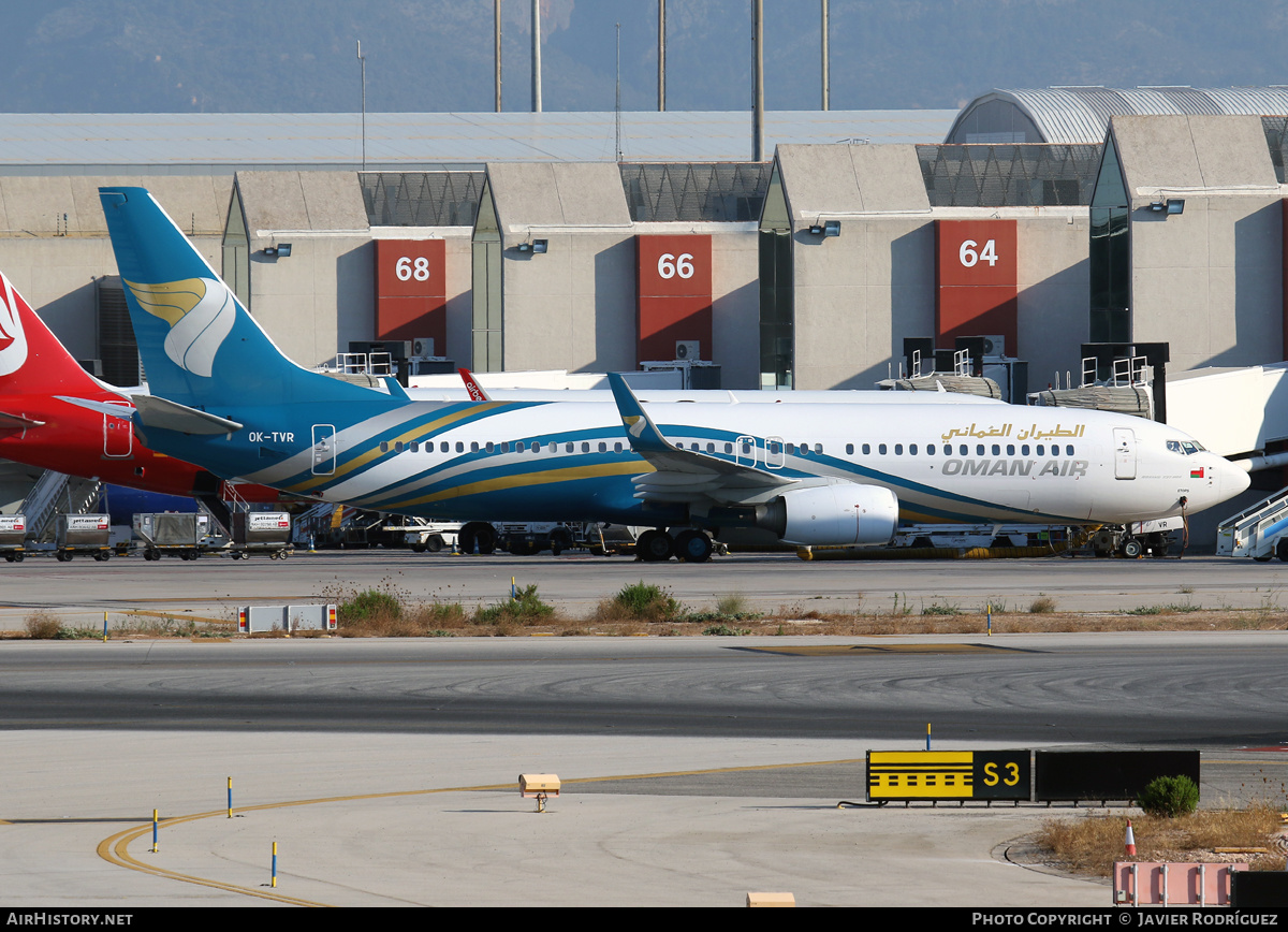 Aircraft Photo of OK-TVR | Boeing 737-86N | Oman Air | AirHistory.net #482752