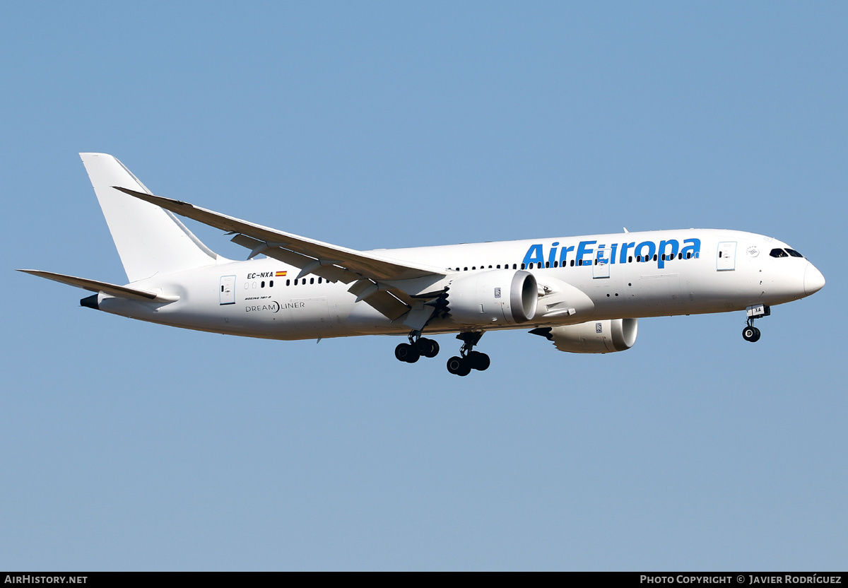 Aircraft Photo of EC-NXA | Boeing 787-8 Dreamliner | Air Europa | AirHistory.net #482761