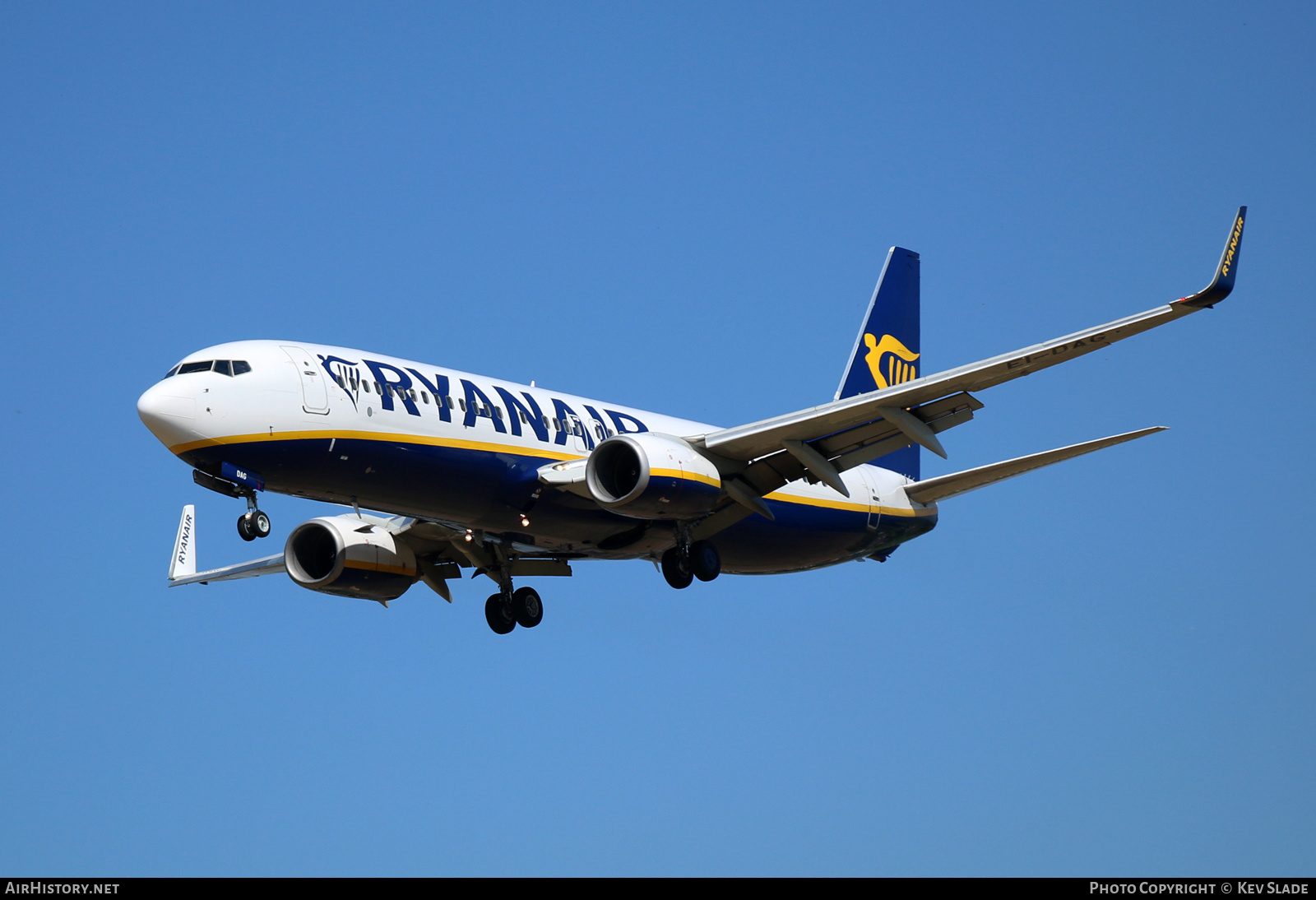 Aircraft Photo of EI-DAG | Boeing 737-8AS | Ryanair | AirHistory.net #482788