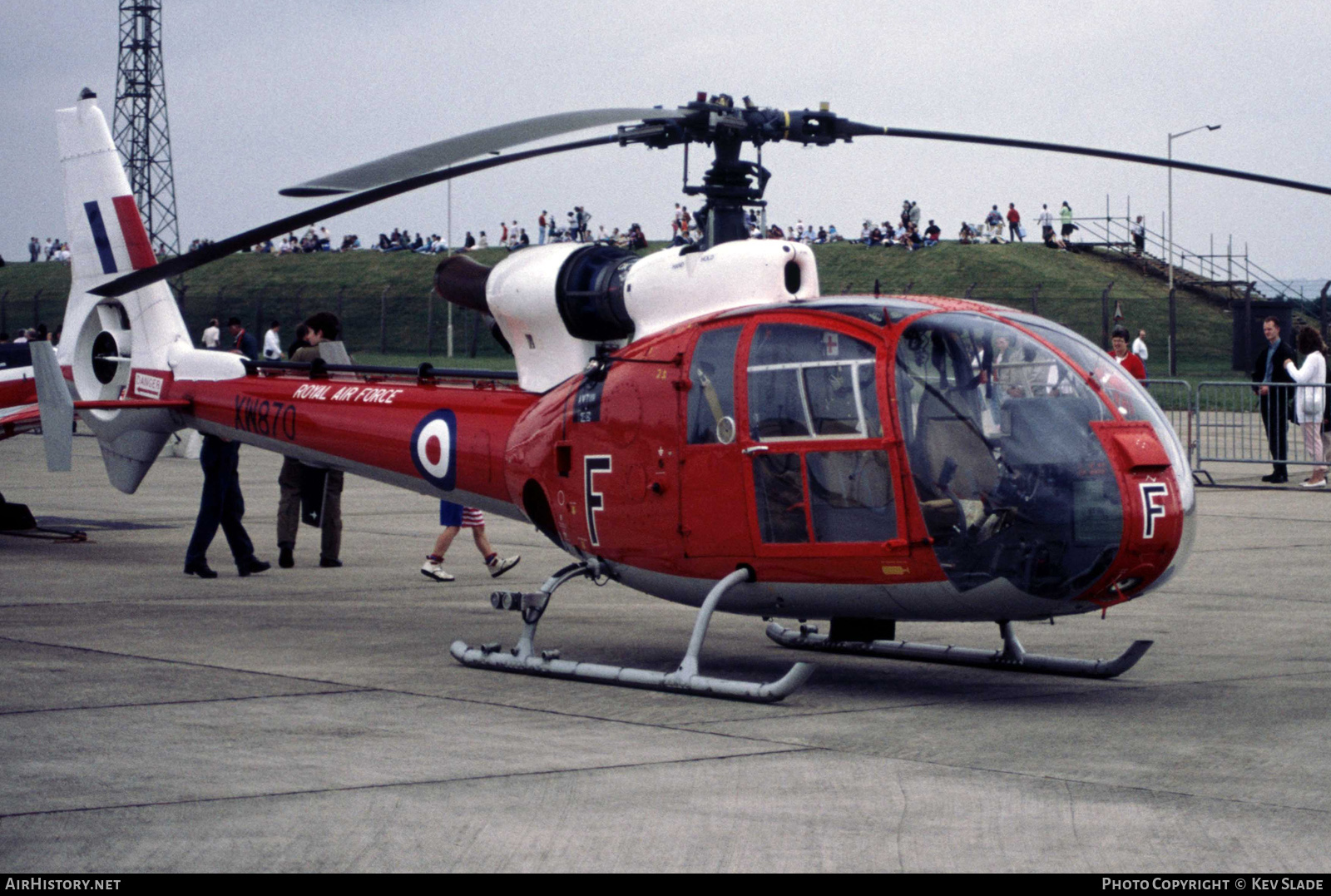 Aircraft Photo of XW870 / F | Aerospatiale SA-341D Gazelle HT3 | UK - Air Force | AirHistory.net #482795