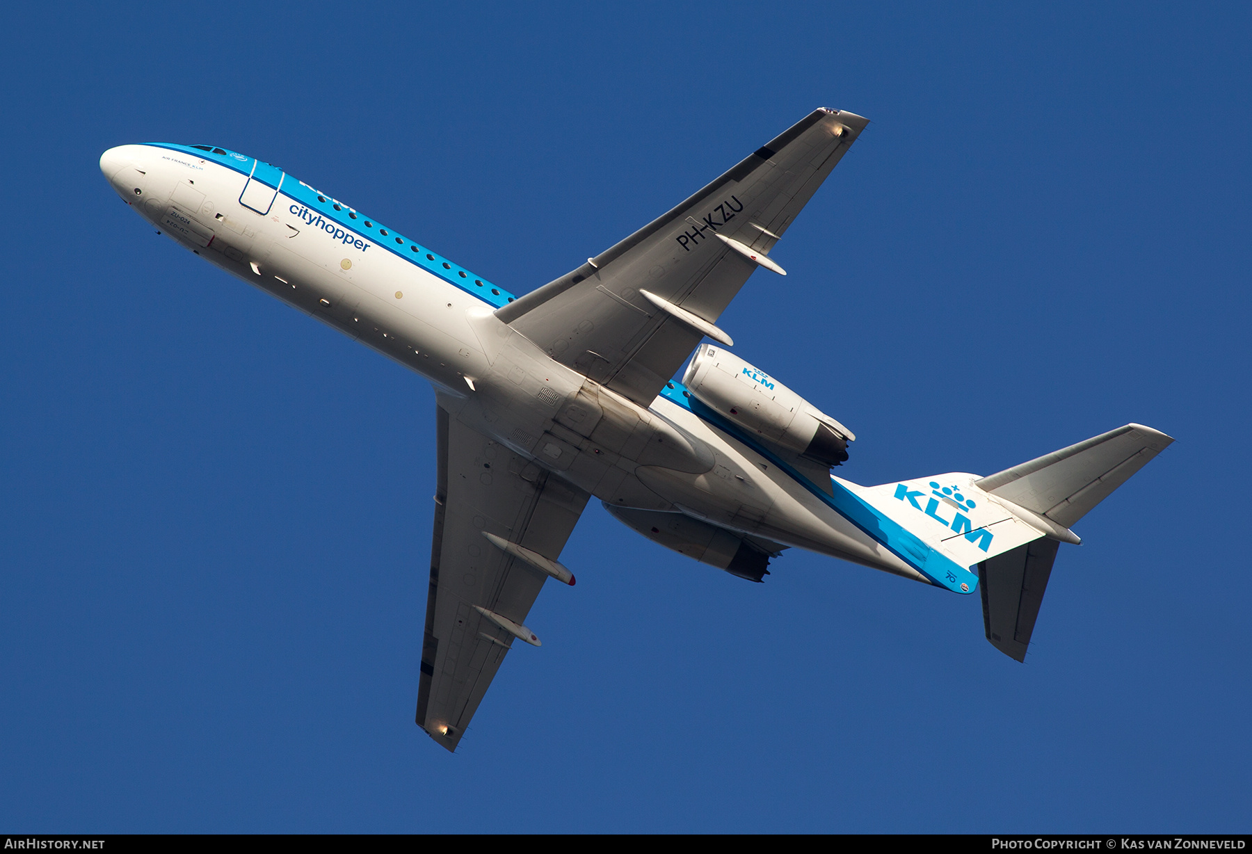Aircraft Photo of PH-KZU | Fokker 70 (F28-0070) | KLM Cityhopper | AirHistory.net #482856