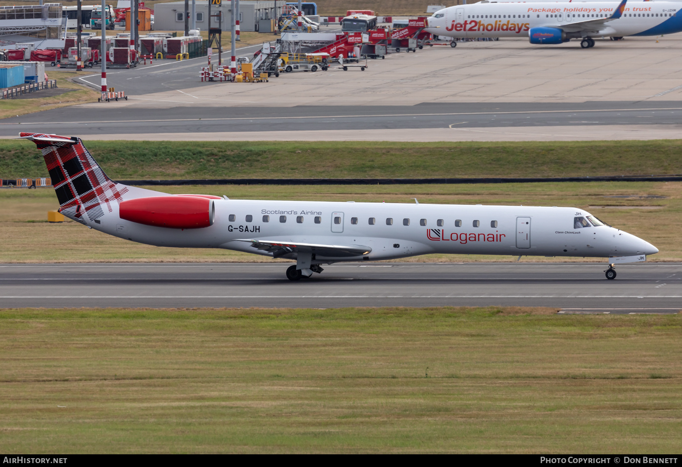 Aircraft Photo of G-SAJH | Embraer ERJ-145EU (EMB-145EU) | Loganair | AirHistory.net #482864