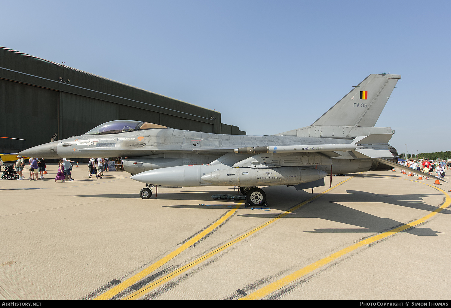 Aircraft Photo of FA-95 | General Dynamics F-16AM Fighting Falcon | Belgium - Air Force | AirHistory.net #482881