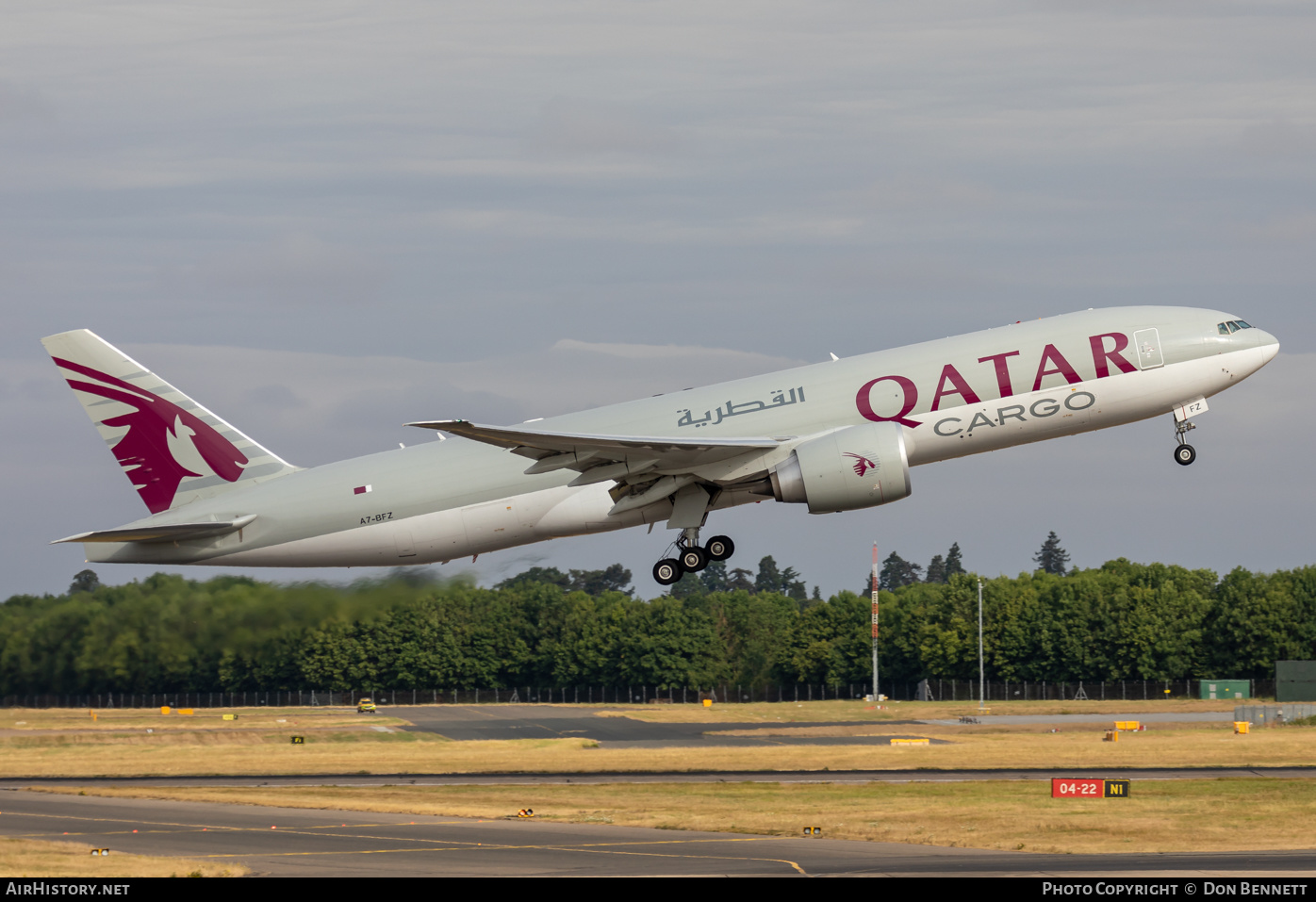 Aircraft Photo of A7-BFZ | Boeing 777-F | Qatar Airways Cargo | AirHistory.net #482890