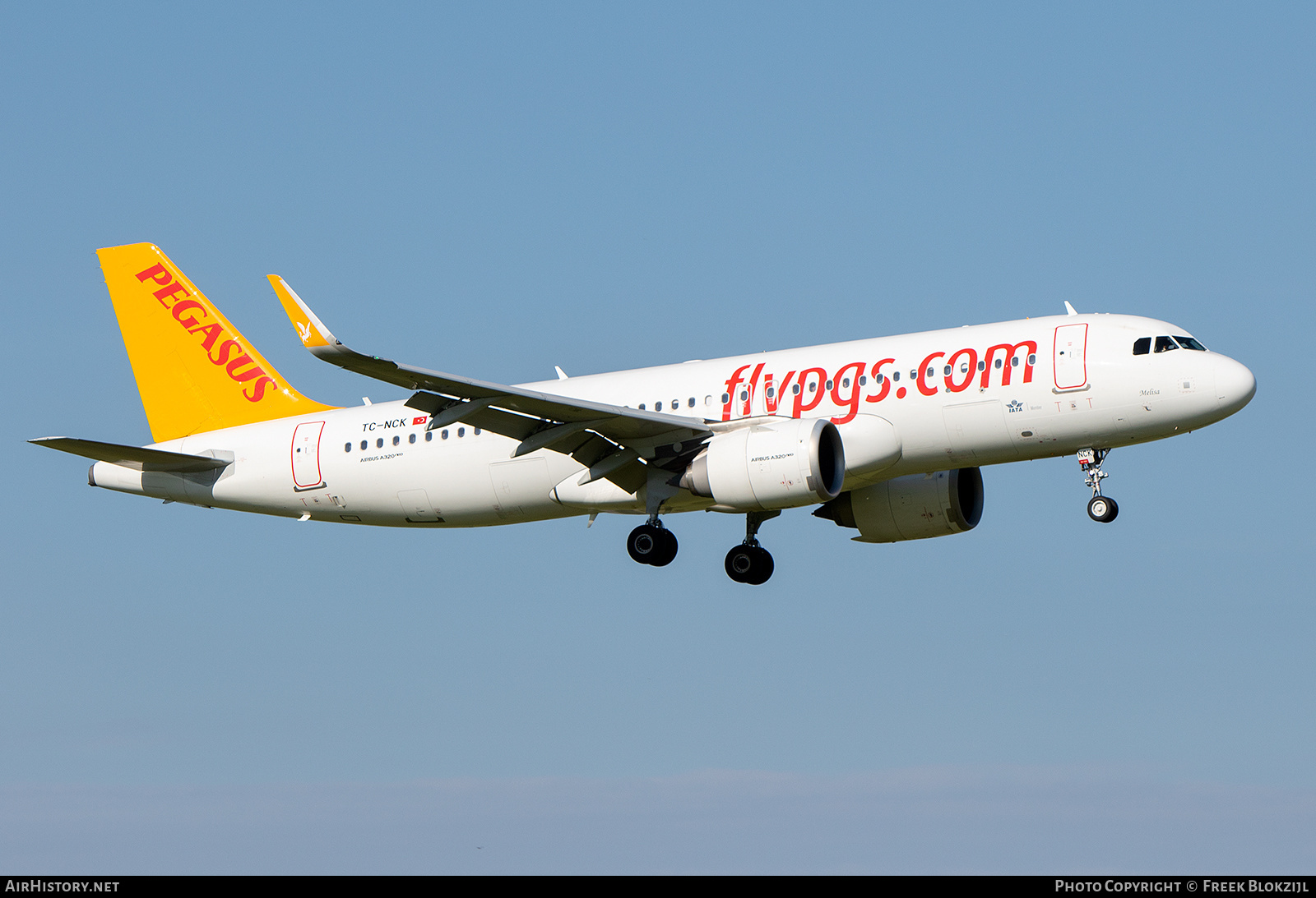Aircraft Photo of TC-NCK | Airbus A320-251N | Pegasus Airlines | AirHistory.net #482897