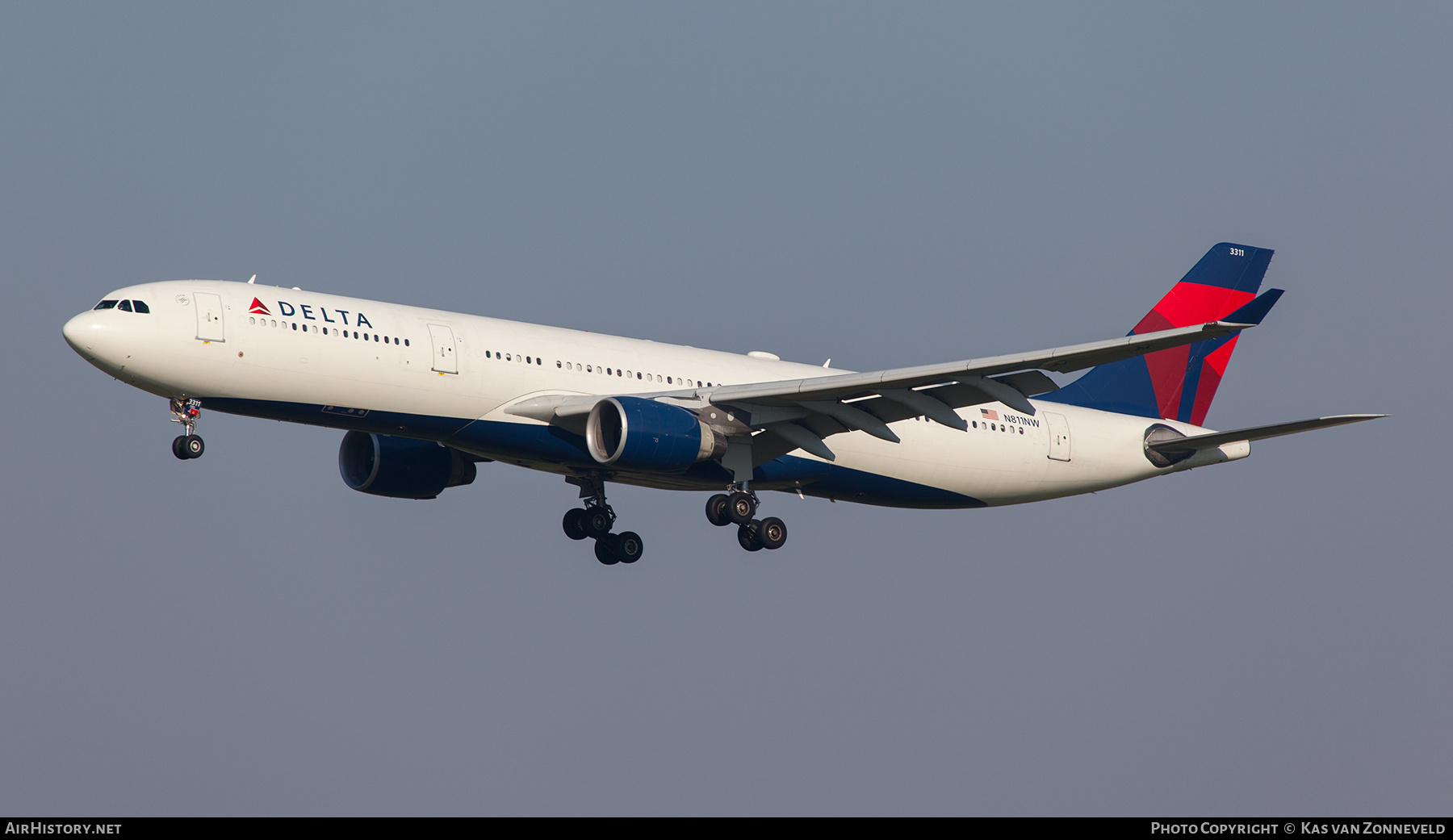 Aircraft Photo of N811NW | Airbus A330-323 | Delta Air Lines | AirHistory.net #482919