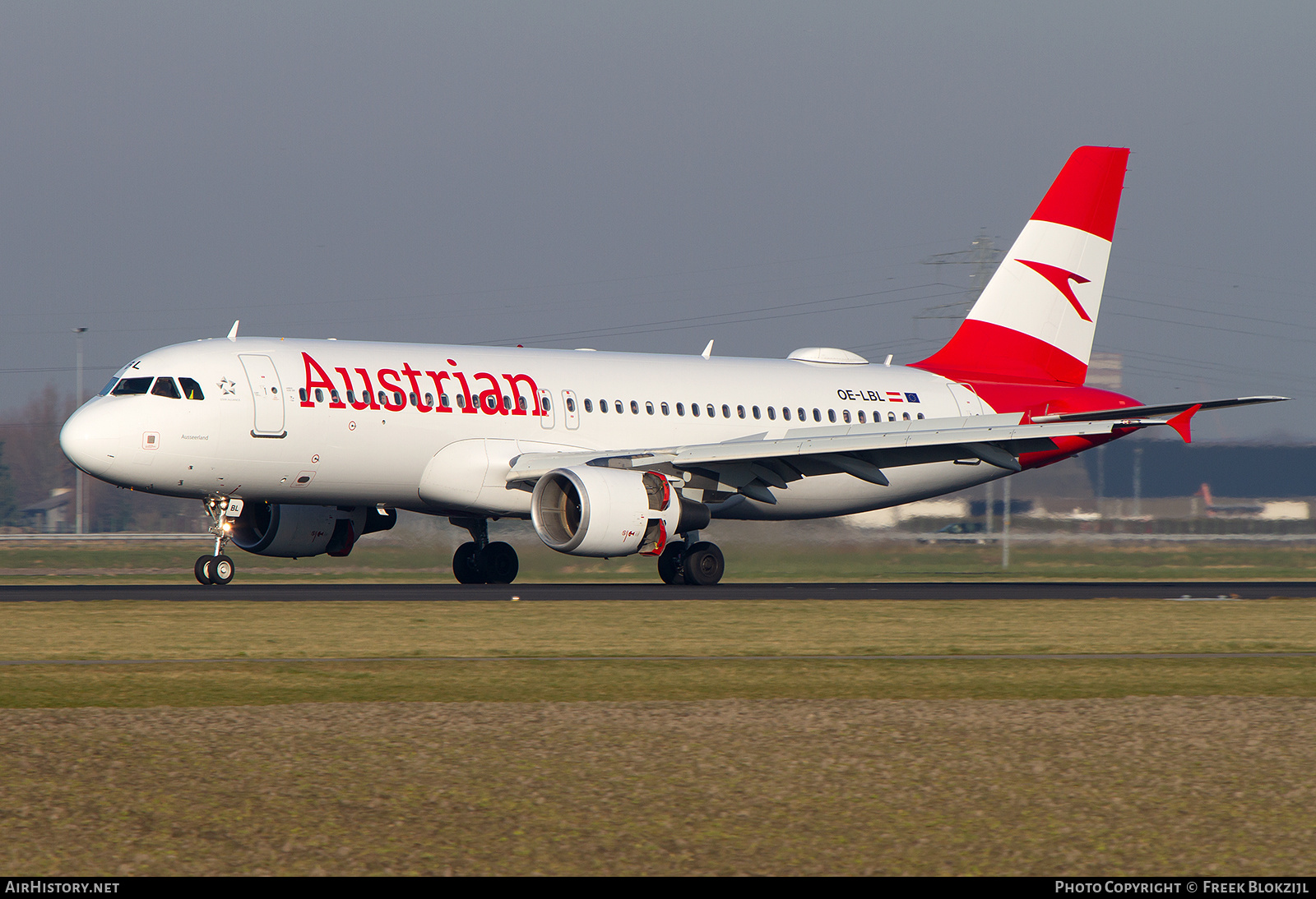 Aircraft Photo of OE-LBL | Airbus A320-214 | Austrian Airlines | AirHistory.net #482928
