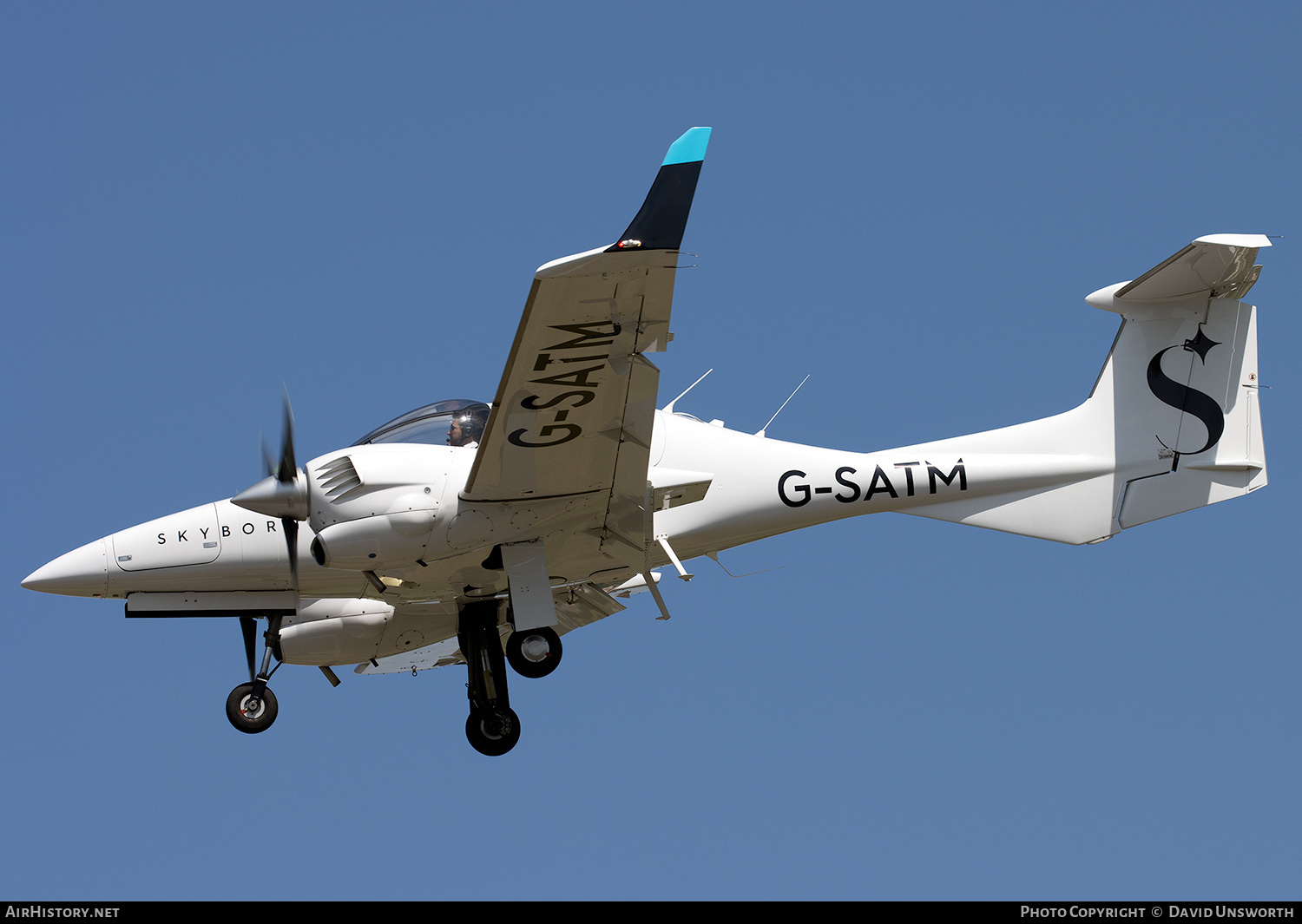 Aircraft Photo of G-SATM | Diamond DA42 M Twin Star | Skyborne Airline Academy | AirHistory.net #482942