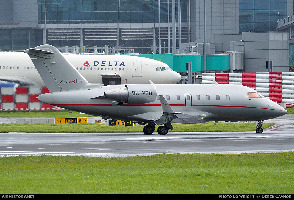 Aircraft Photo of 9H-VFH | Bombardier Challenger 605 (CL-600-2B16) | VistaJet | AirHistory.net #482944