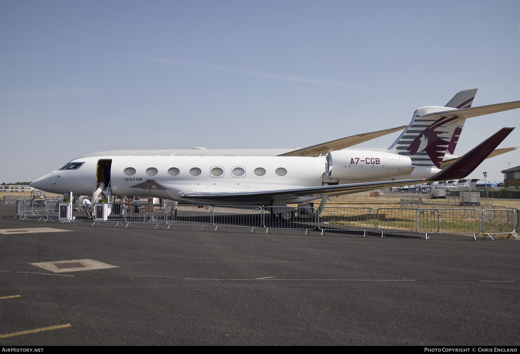 Aircraft Photo of A7-CGB | Gulfstream Aerospace G650ER (G-VI) | Qatar Executive | AirHistory.net #482950