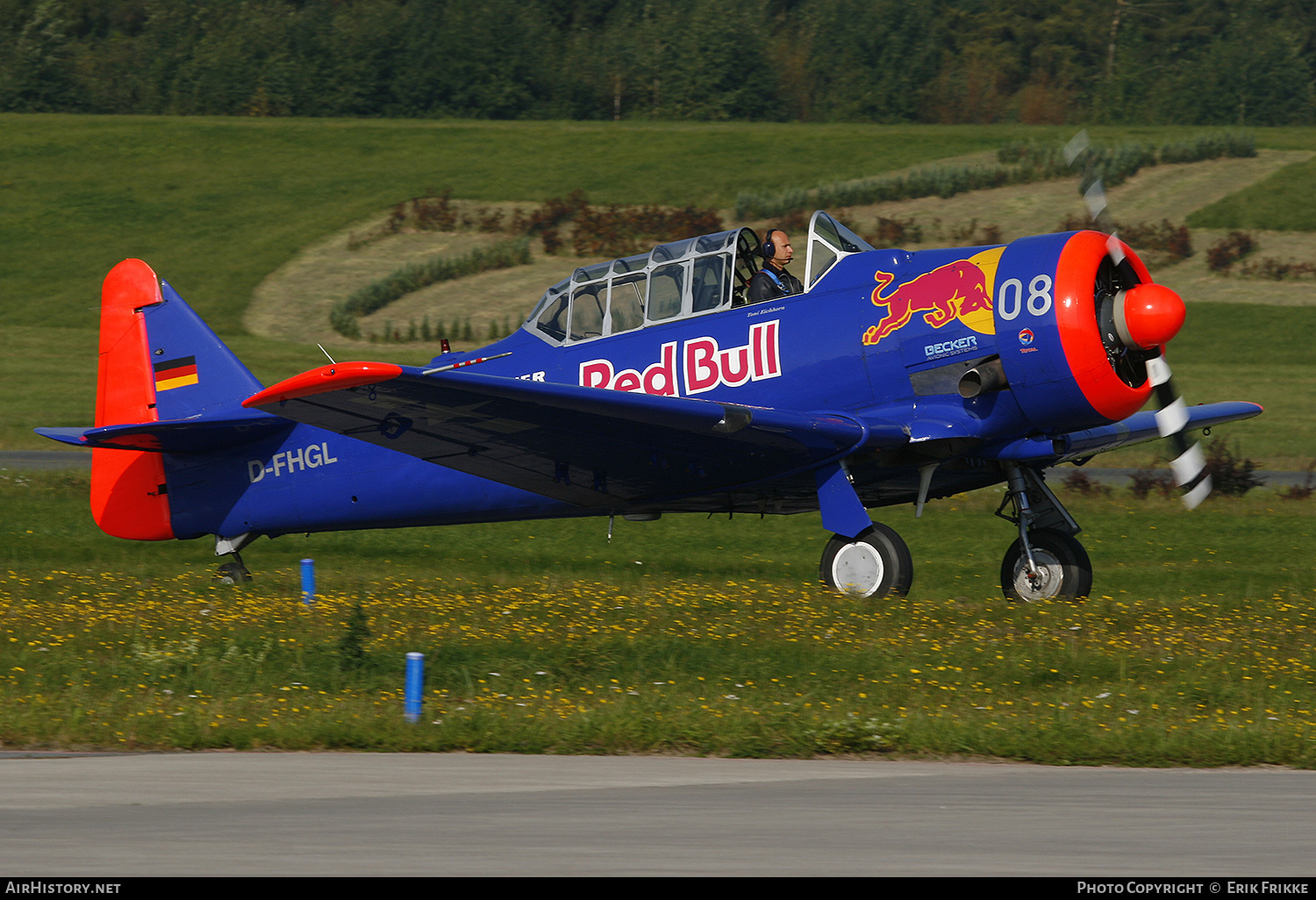 Aircraft Photo of D-FHGL | North American SNJ-4 Texan | Red Bull | AirHistory.net #482955