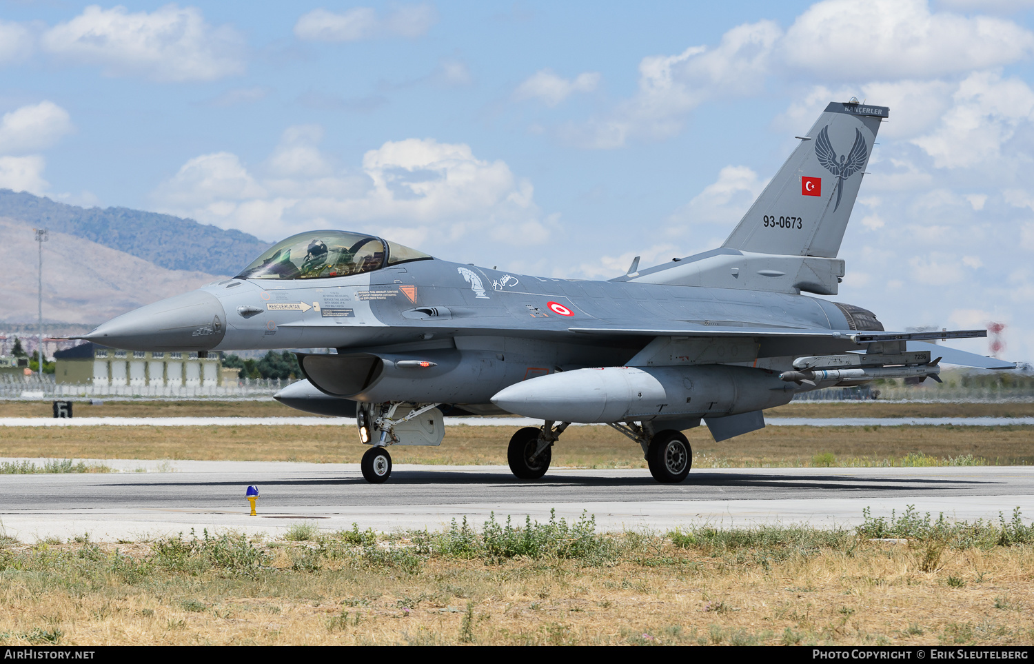 Aircraft Photo of 93-0673 | Lockheed Martin F-16C Fighting Falcon | Turkey - Air Force | AirHistory.net #482981