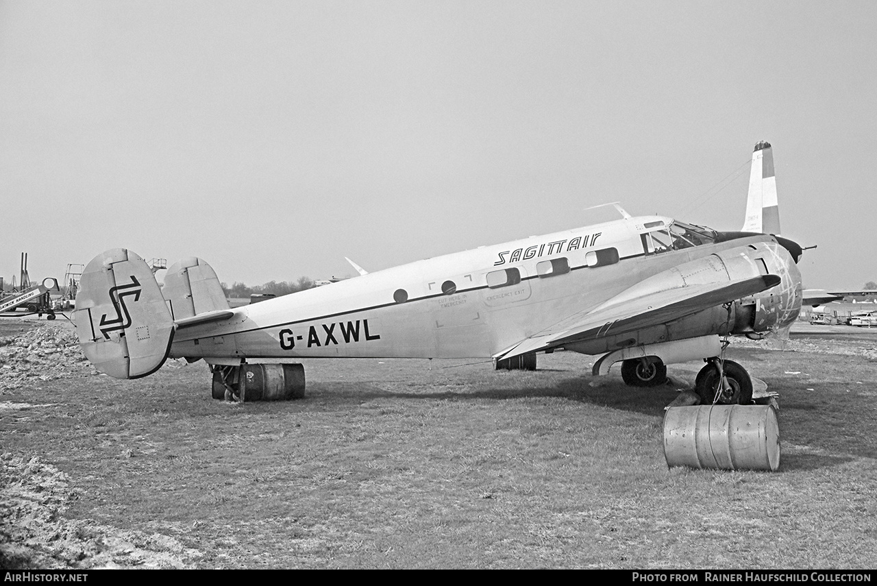 Aircraft Photo of G-AXWL | Beech D18S | Sagittair | AirHistory.net #482998