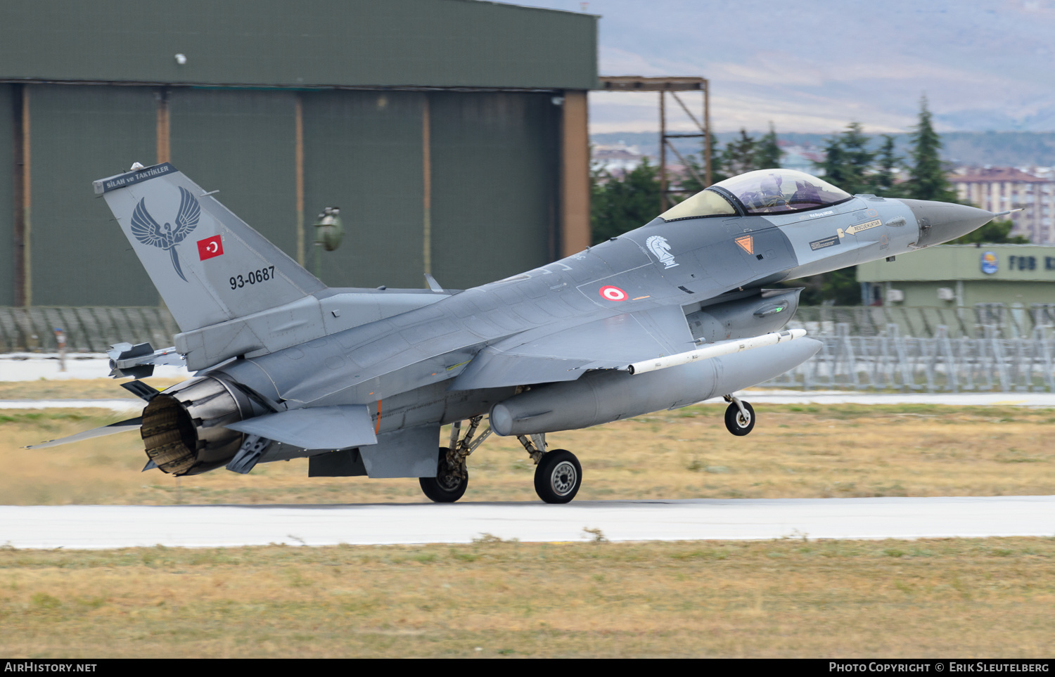 Aircraft Photo of 93-0687 | General Dynamics F-16C Fighting Falcon | Turkey - Air Force | AirHistory.net #483032