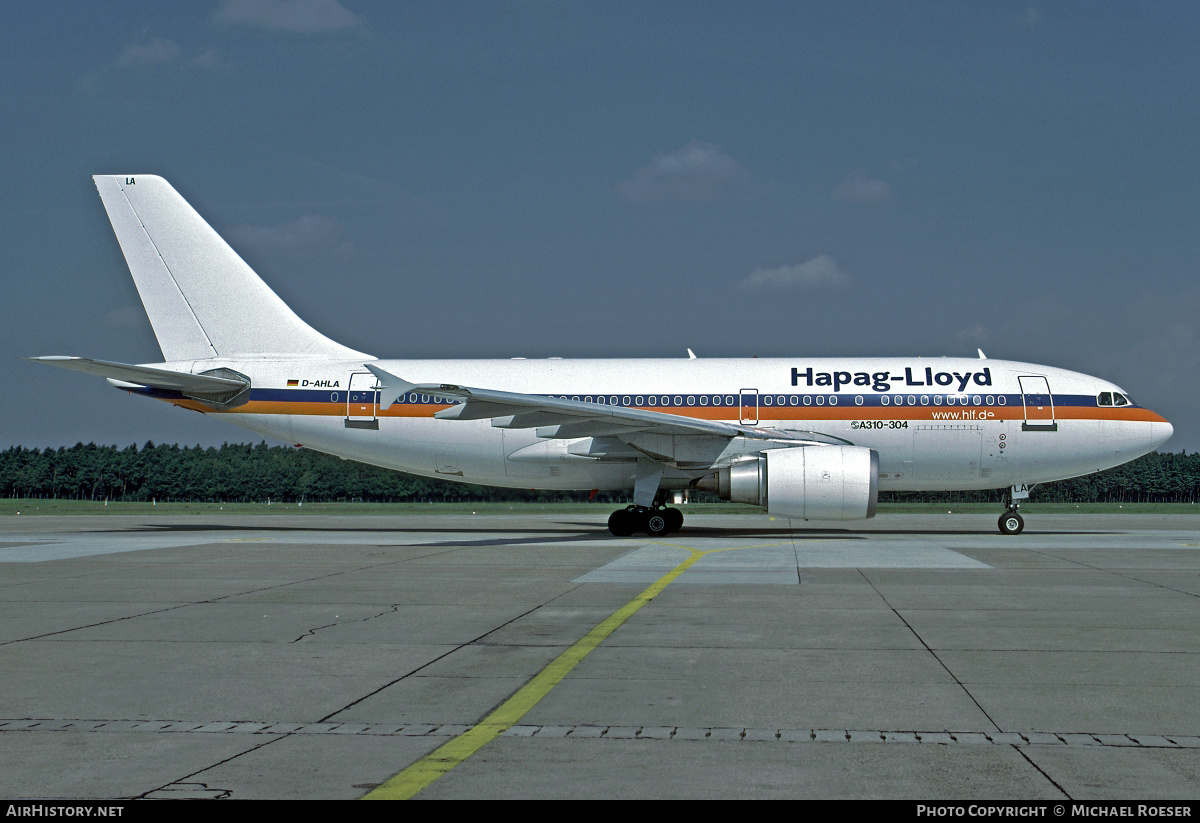 Aircraft Photo of D-AHLA | Airbus A310-304 | Hapag-Lloyd | AirHistory.net #483054