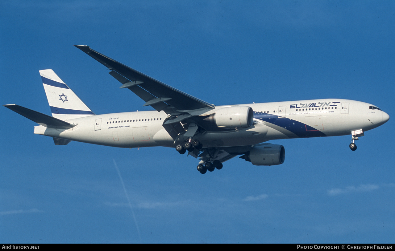 Aircraft Photo of 4X-ECC | Boeing 777-258/ER | El Al Israel Airlines | AirHistory.net #483083