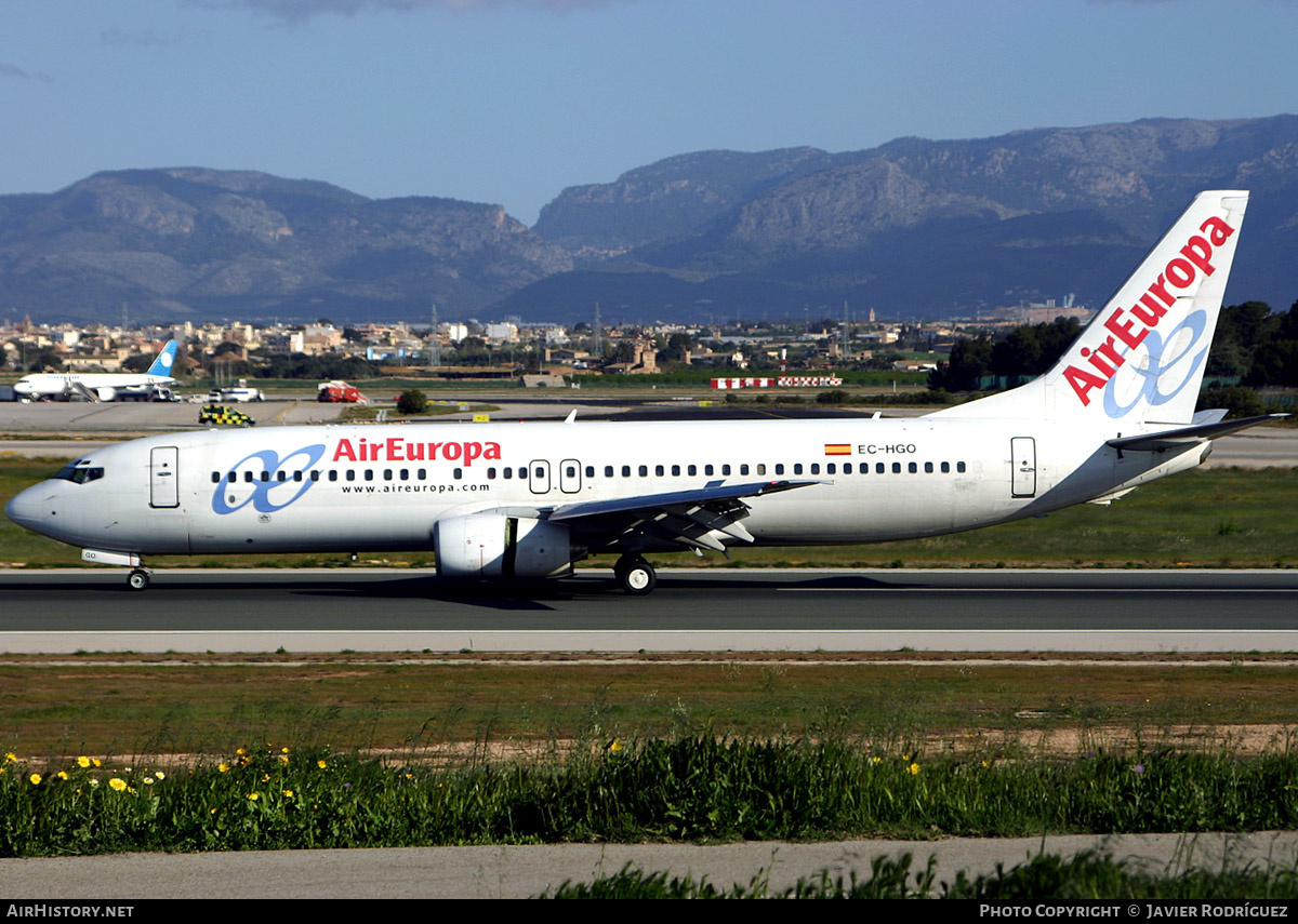 Aircraft Photo of EC-HGO | Boeing 737-85P | Air Europa | AirHistory.net #483088