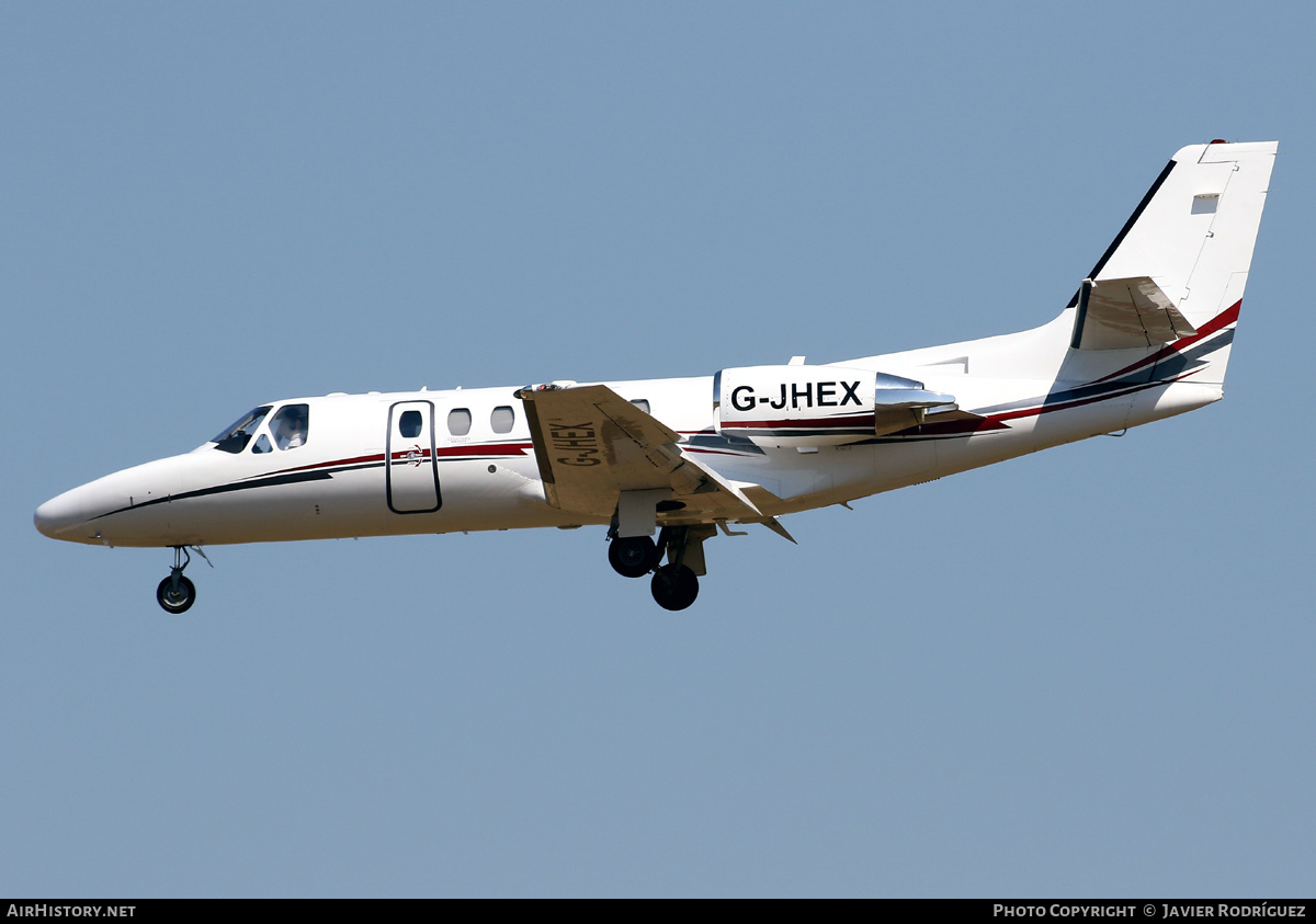Aircraft Photo of G-JHEX | Cessna 550 Citation Bravo | AirHistory.net #483121
