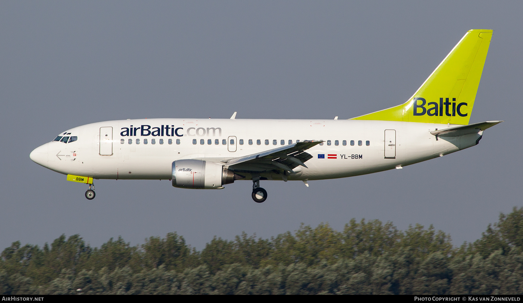 Aircraft Photo of YL-BBM | Boeing 737-522 | AirBaltic | AirHistory.net #483135