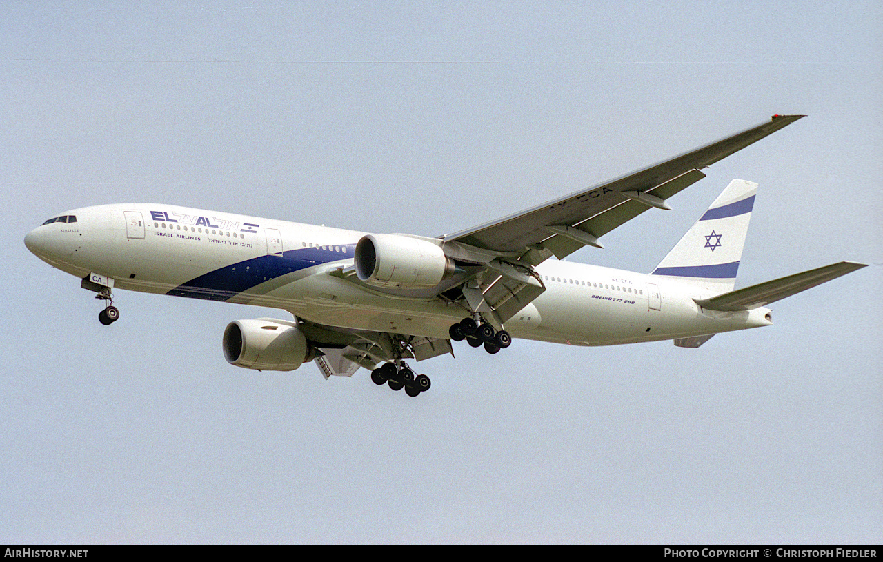 Aircraft Photo of 4X-ECA | Boeing 777-258/ER | El Al Israel Airlines | AirHistory.net #483185