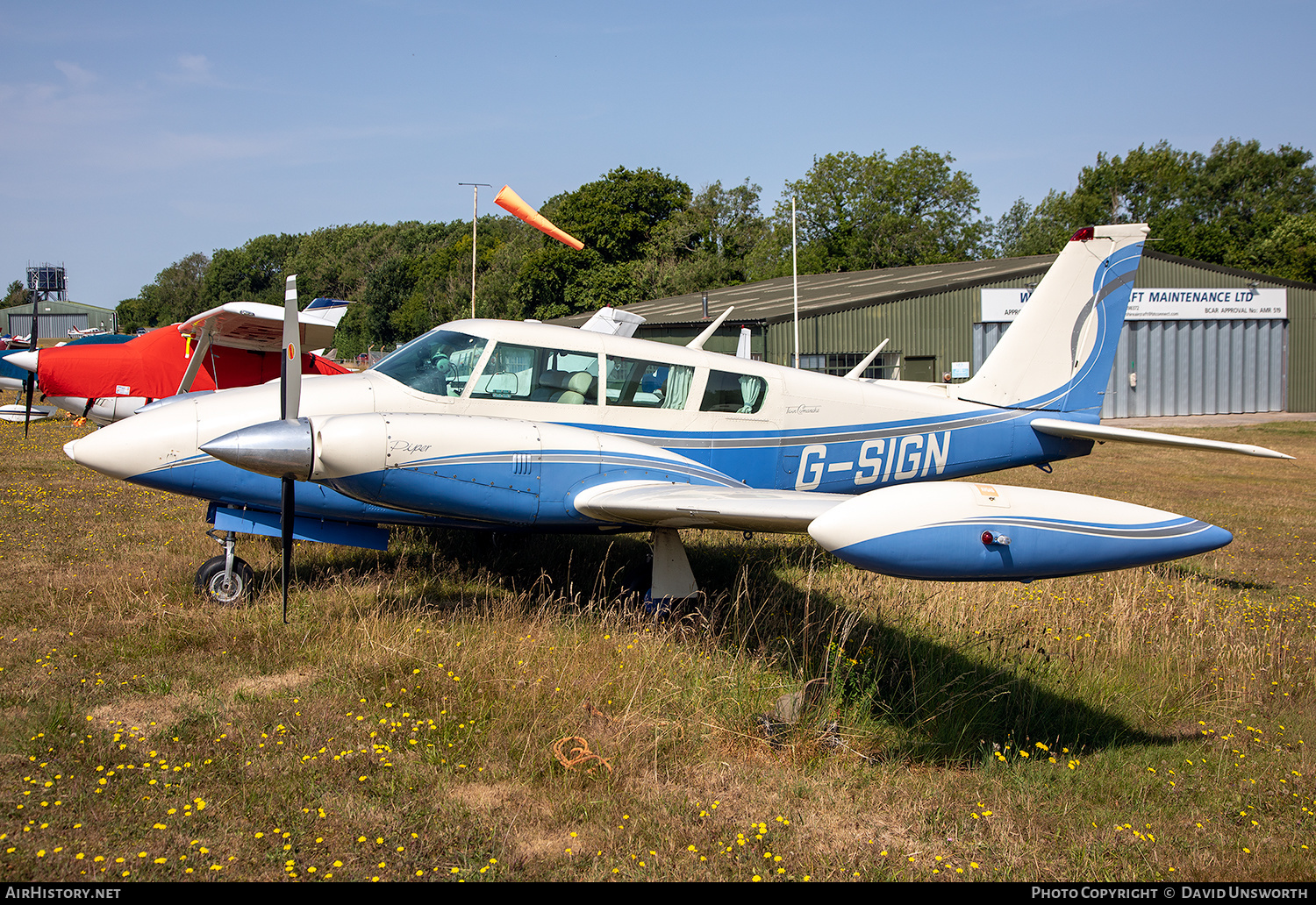 Aircraft Photo of G-SIGN | Piper PA-39-160 Twin Comanche C/R | AirHistory.net #483202