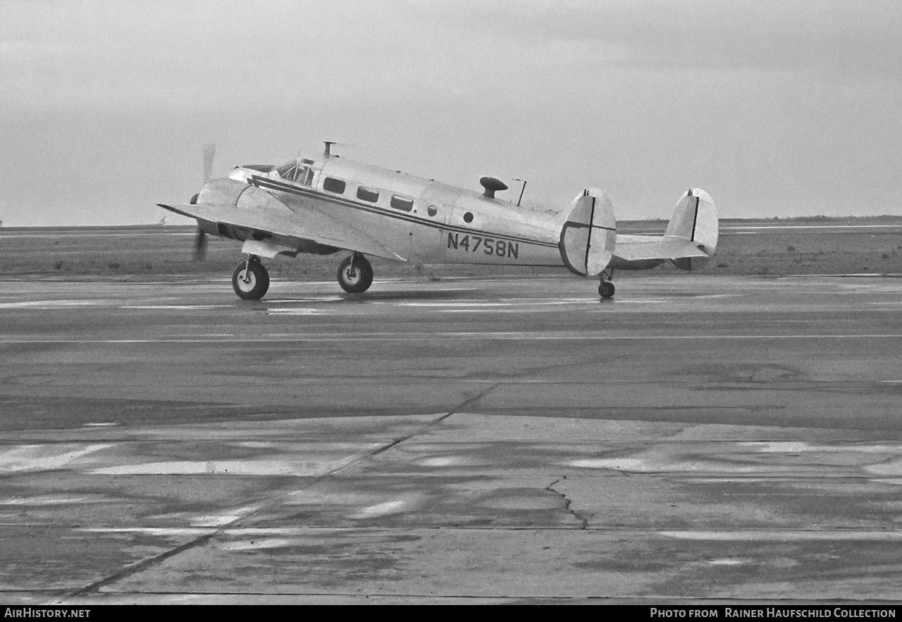 Aircraft Photo of N4758N | Beech C18S | AirHistory.net #483204