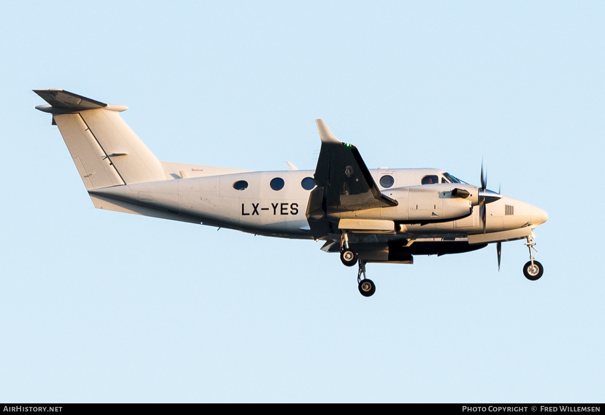 Aircraft Photo of LX-YES | Beechcraft 250 King Air (200GT) | AirHistory.net #483226