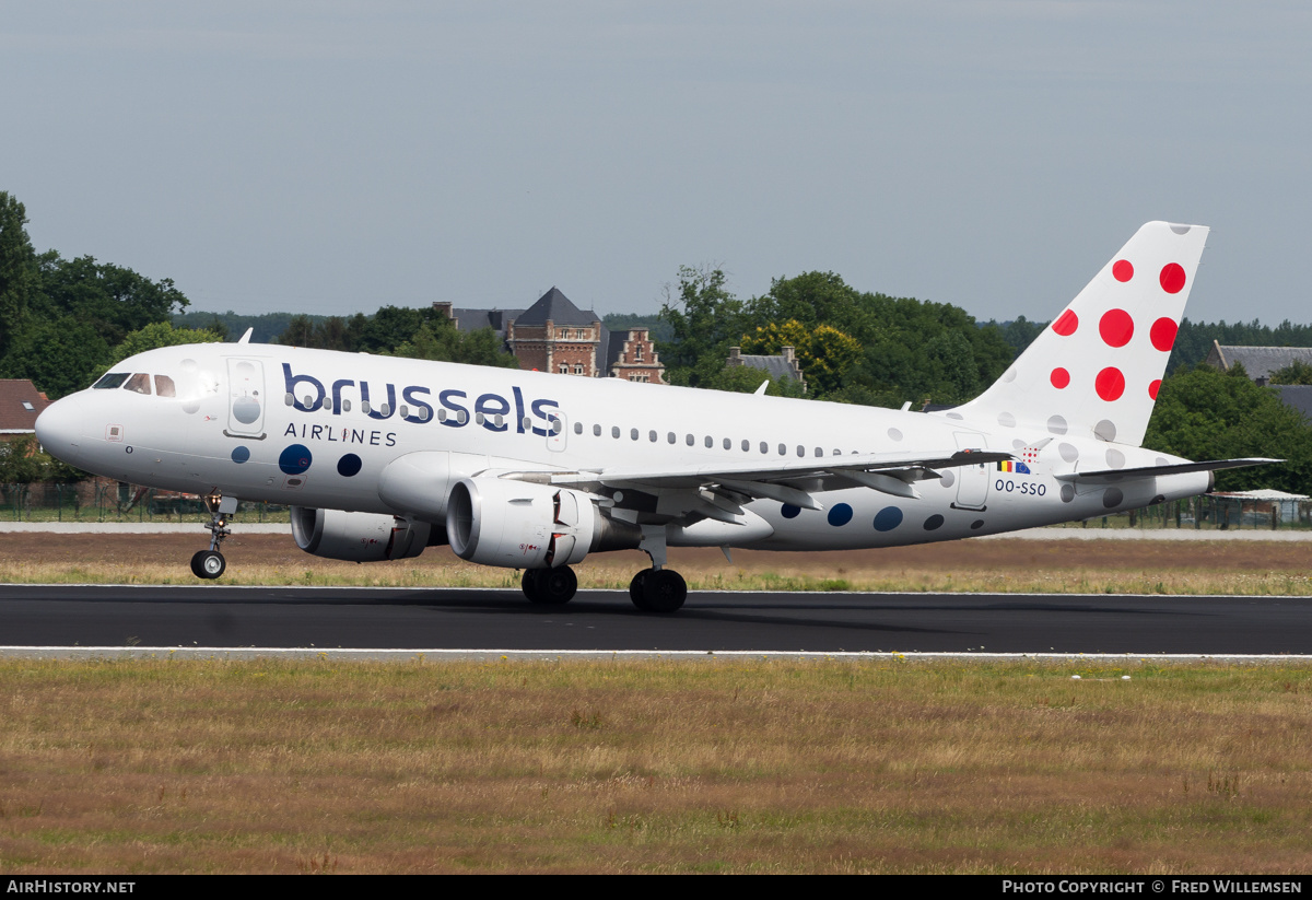 Aircraft Photo of OO-SSO | Airbus A319-111 | Brussels Airlines | AirHistory.net #483236