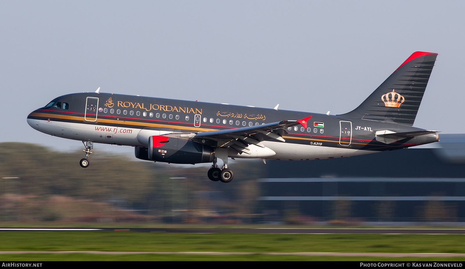 Aircraft Photo of JY-AYL | Airbus A319-132 | Royal Jordanian Airlines | AirHistory.net #483264
