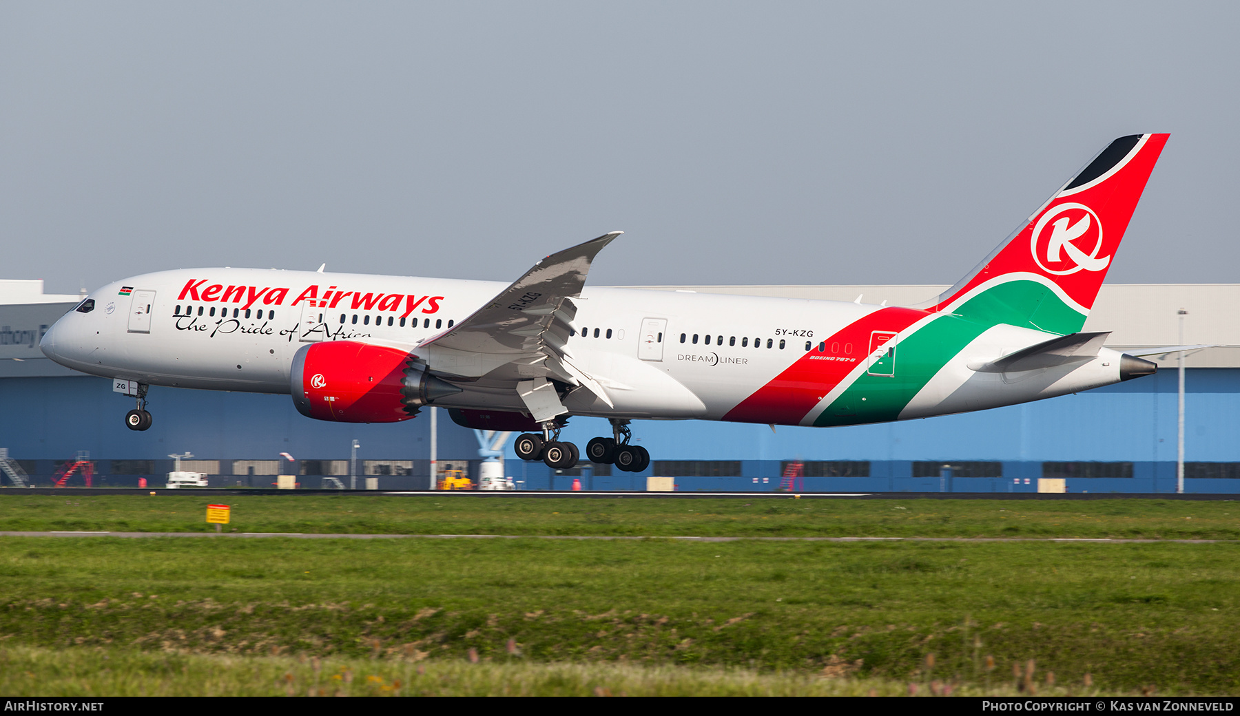 Aircraft Photo of 5Y-KZG | Boeing 787-8 Dreamliner | Kenya Airways | AirHistory.net #483266