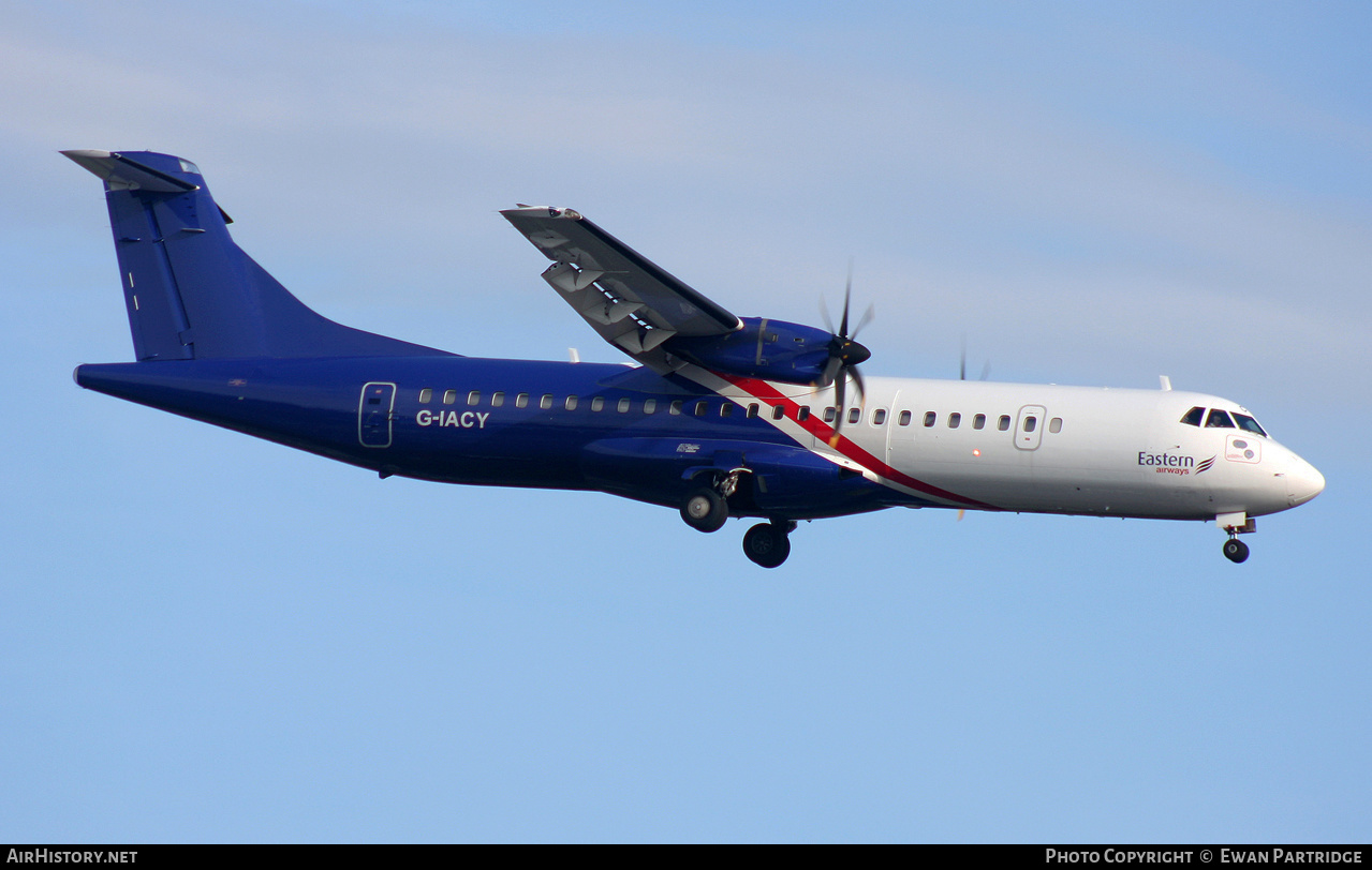 Aircraft Photo of G-IACY | ATR ATR-72-600 (ATR-72-212A) | Eastern Airways | AirHistory.net #483272