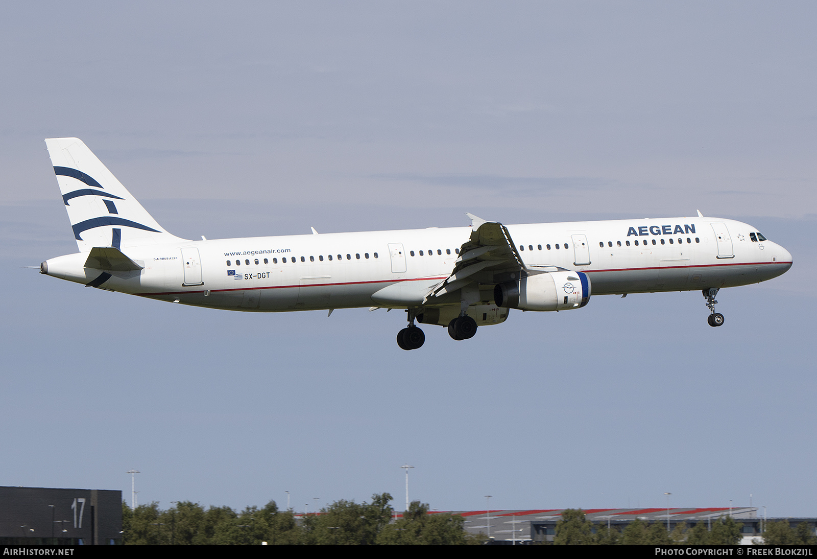 Aircraft Photo of SX-DGT | Airbus A321-231 | Aegean Airlines | AirHistory.net #483284