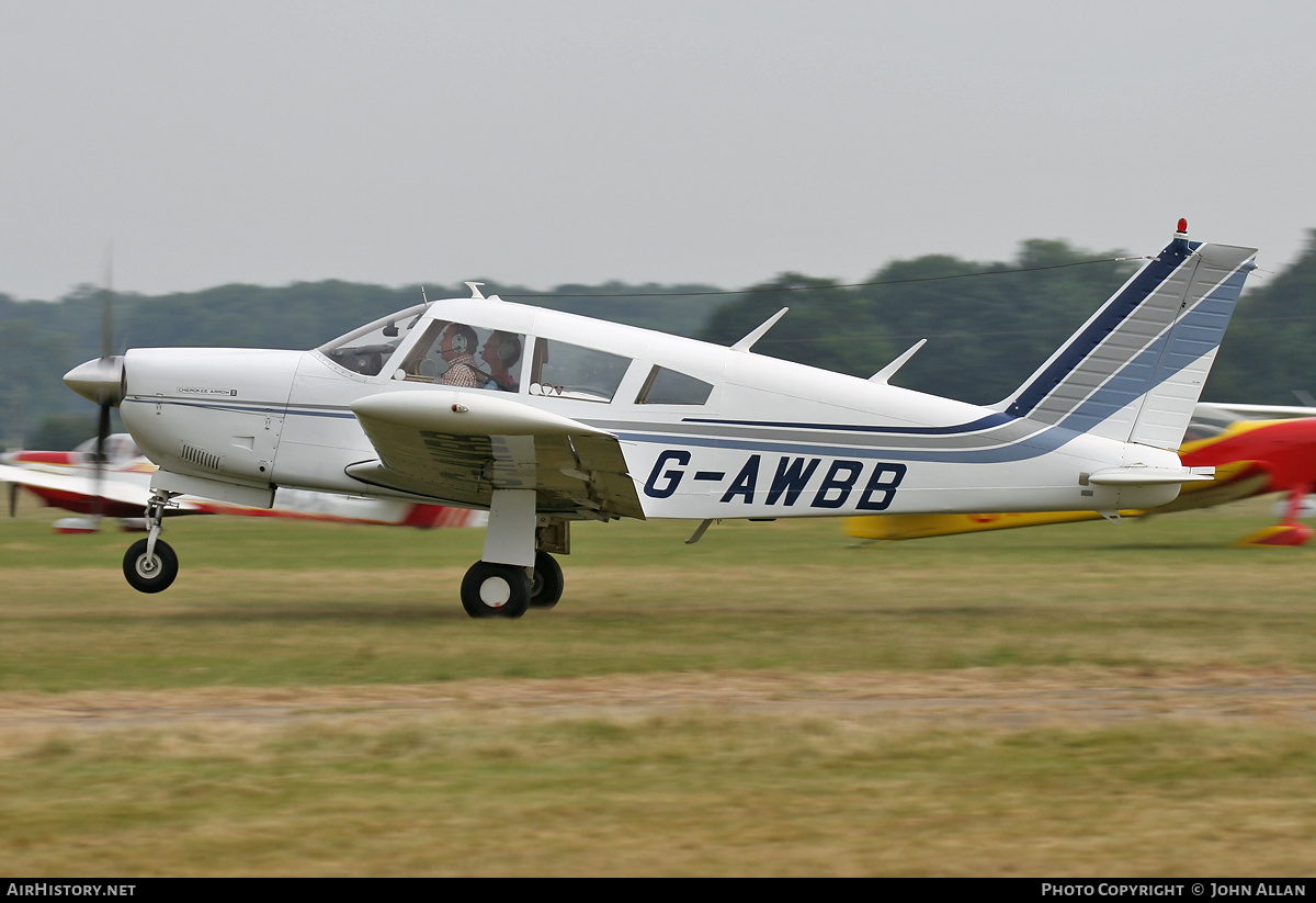 Aircraft Photo of G-AWBB | Piper PA-28R-180 Cherokee Arrow | AirHistory.net #483311