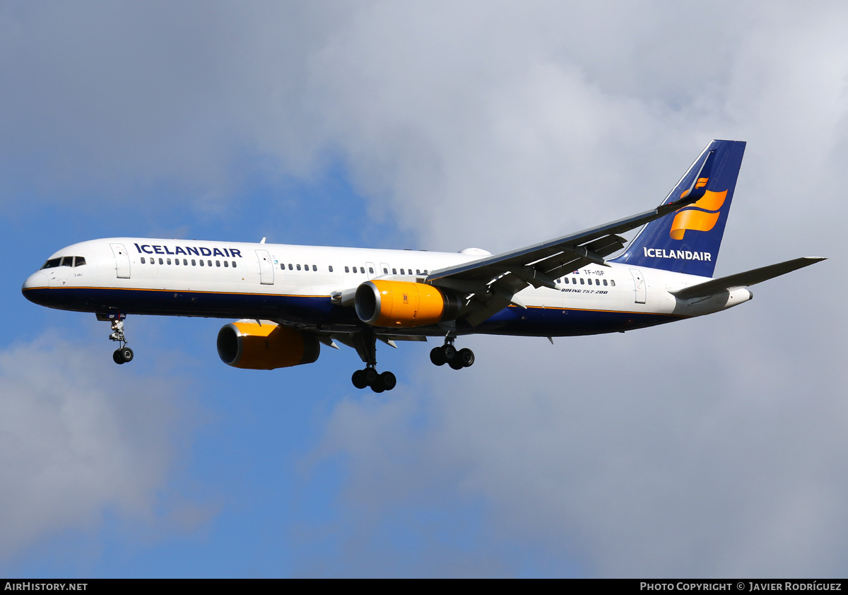 Aircraft Photo of TF-ISF | Boeing 757-223 | Icelandair | AirHistory.net #483340