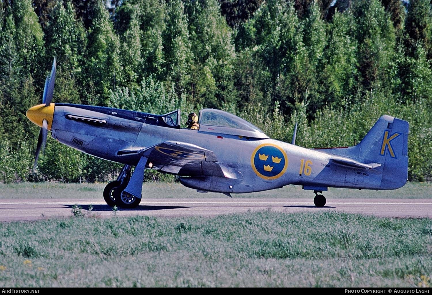 Aircraft Photo of SE-BKG / 26158 | North American P-51K Mustang | Sweden - Air Force | AirHistory.net #483350